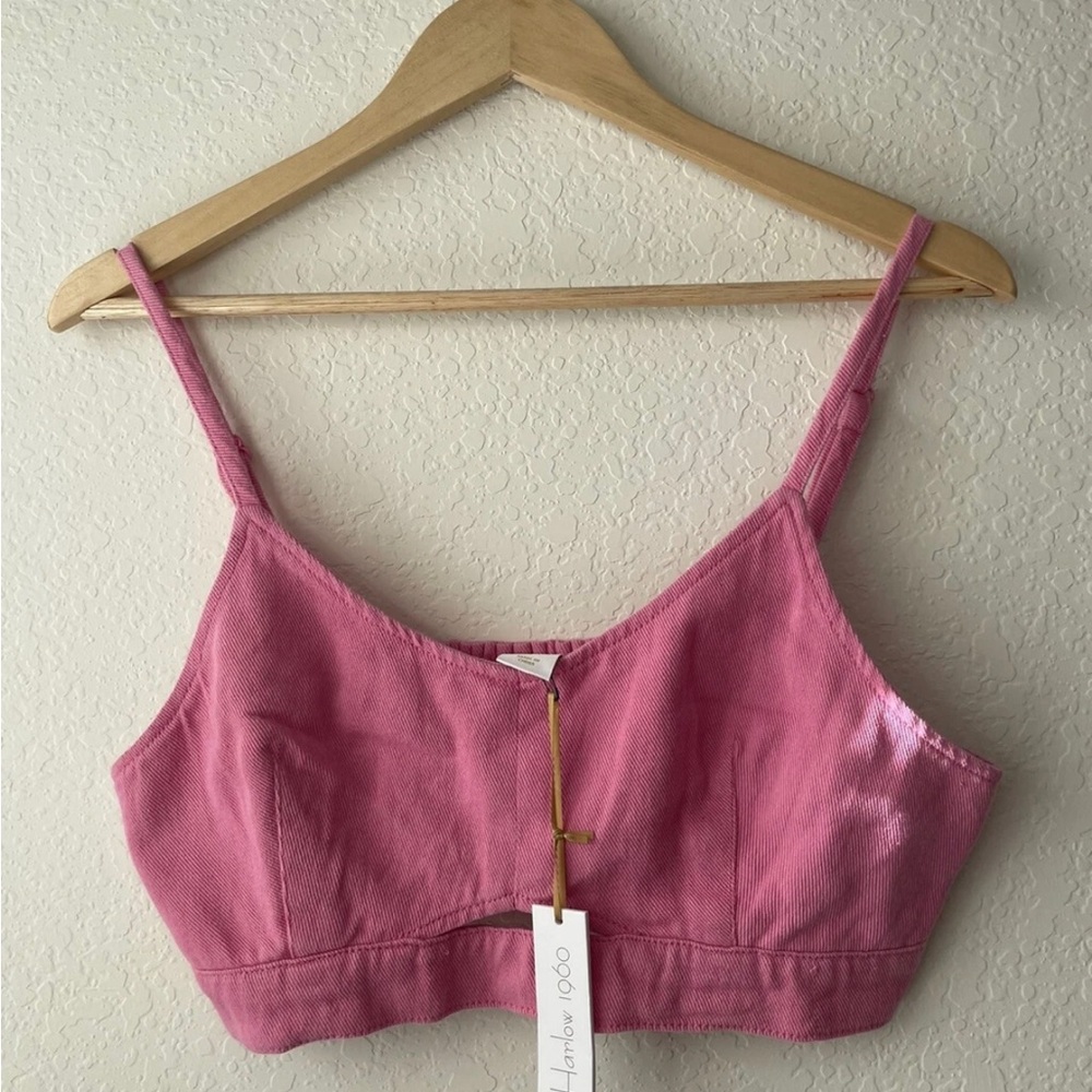 House of Harlow 1960 Pink Crop Top size 8